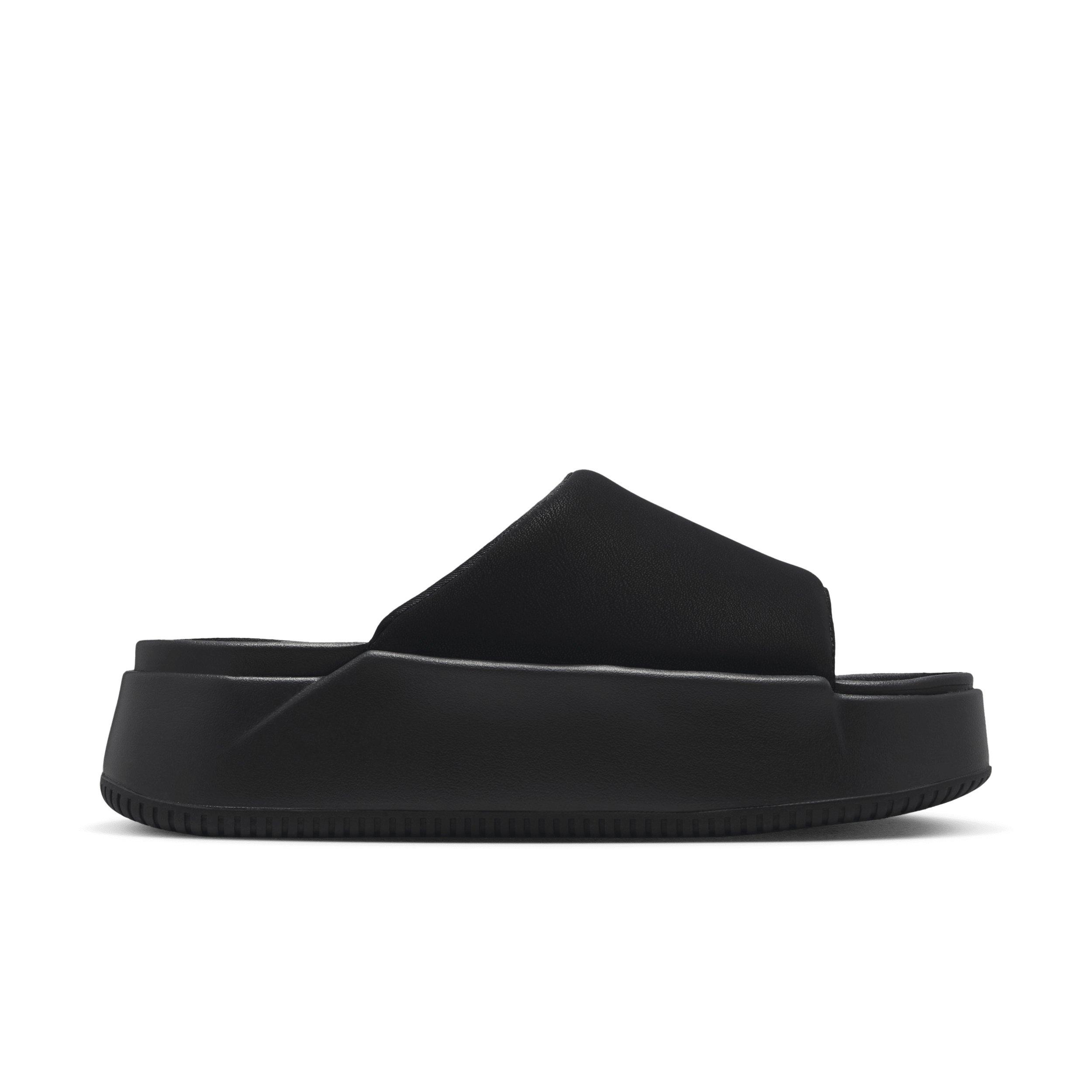 Nike Calm Elevation "Black/Black" Women's Slide - BLACK/BLACK